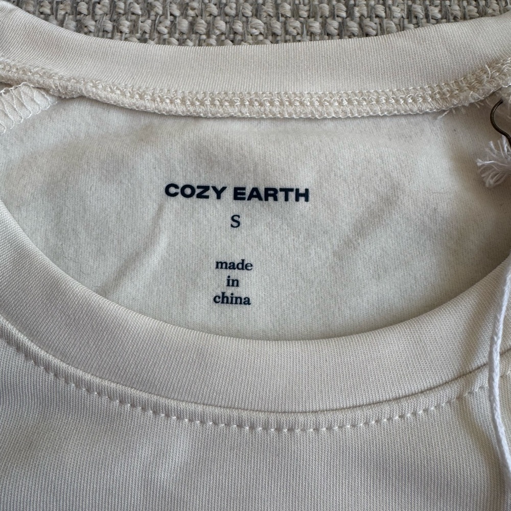 Cozy earth bamboo ivory Women's jogger set NWT